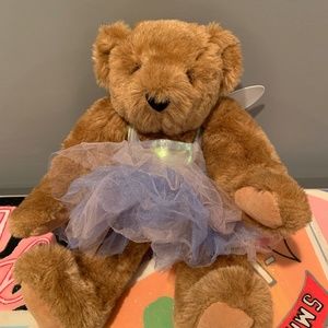 VERMONT Handmade Posable Jointed Ballerina Teddy B